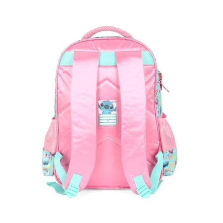 Imagem de Mochila De Costa Rosa Stitch Disney Classics Infantil Luxcel