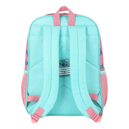 Imagem de Mochila De Costas Escolar Infantil Fãs Disney Stitch Angel