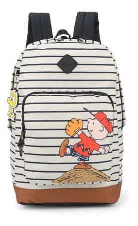 Imagem de Mochila De Costas Escolar Juvenil Original Snoopy