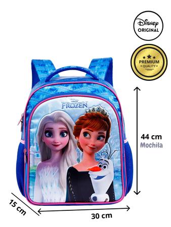 Imagem de Mochila De Costas Escolar Resistente Frozen Disney Original