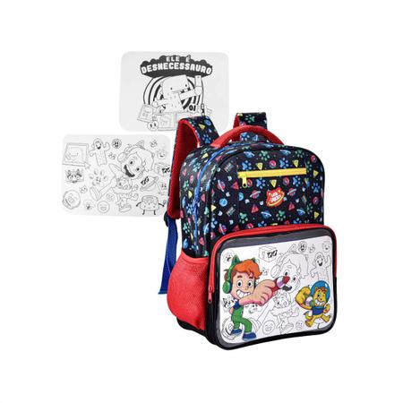 Mochila Escolar Infantil Gato Galáctico 30L Com 4 Desenhos Para Colorir  Presente Criança Volta As Aulas GG3306J - Clio - Mochila Infantil -  Magazine Luiza