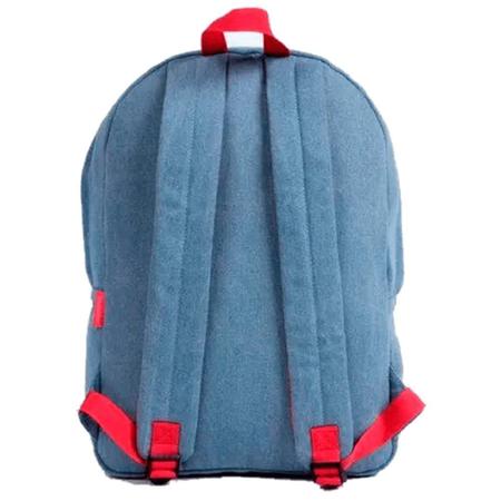 Mochila De Costas Jeans Feminina Capricho Grande Refor ada DMW