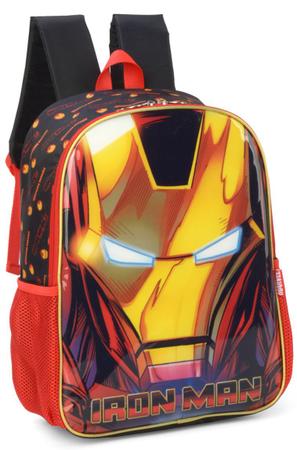 Mochila de Costas Luxcel Iron Man Mochilas Magazine Luiza