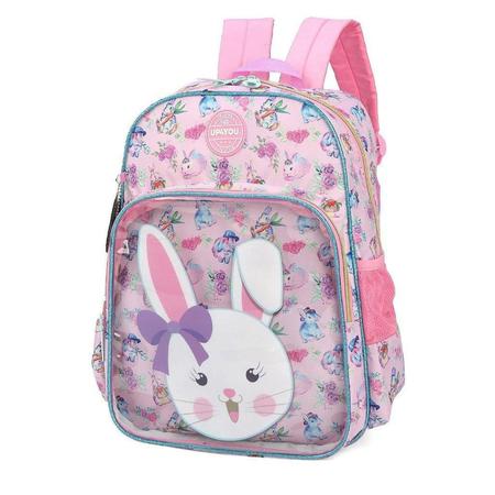 Imagem de Mochila de Costas Luxcel Up4You Coelho Rosa