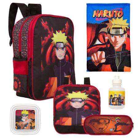 16 polegadas anime naruto 3d imprimir crianças mochilas menina meninos  mochila crianças escolares sacos desenhos animados jardim de infância  rucksack + caneta