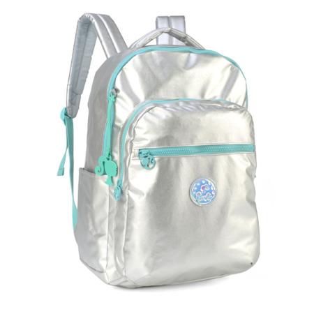 Mochila de Costas Oficial BARBIE em Crinkle Metalizado - LUXCEL Imagem de Mochila de Costas Oficial BARBIE em Crinkle Metalizado