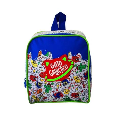 Mochila Escolar Infantil r Gato Galactico - Mochila escolar Gato  Galactico para pintar - ENVIO IMEDIATO - Clio Style