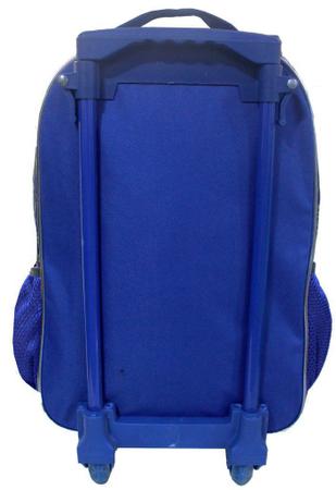 Sarja Estampada Impermeável Painel Mochila + Estojo Bebê Dino Xadrez Textura  Azul