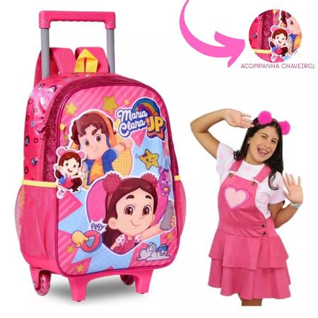 Imagem de Mochila de Rodinha Infantil Escolar Maria Clara JP