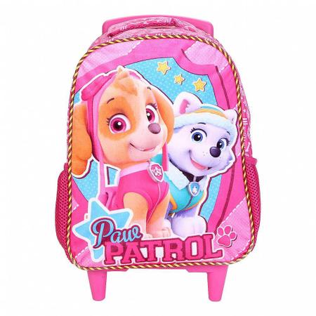 Mochila De Rodinha Patrulha Canina 14 Skye Team 7981 Xeryus Mochila Infantil Magazine Luiza