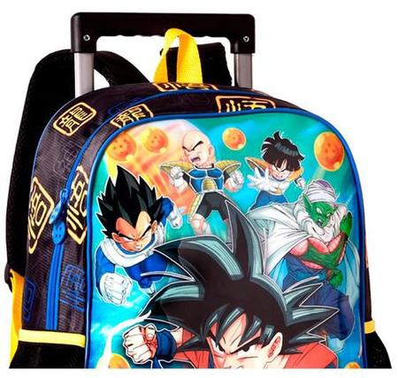 DRAGON BALL Z MOCHILA ESCOLAR BOLSA ESCOLAR RODINHA ANIME - TENHO TUDO  ONLINE