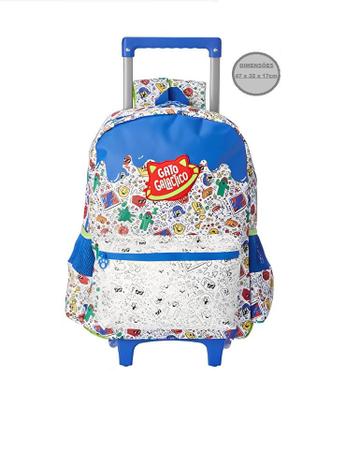 Mochila Rodinhas com Capuz Gato Galáctico Coleção 2023 Original Clio -  Mochila Infantil - Magazine Luiza