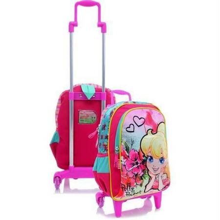 Imagem de Mochila De Rodinhas Sestini G 15y Rosa E Verde Polly