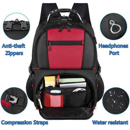 Mochila de viagem YOREPEK mochila extra grande para laptop de 50