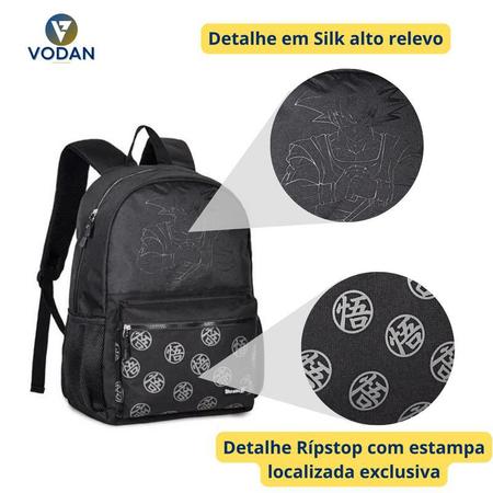 Mochila Dragon Ball Z Super Goku Instinto Superior Clio - Mochila Infantil  - Magazine Luiza