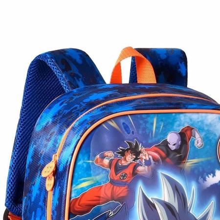 Mochila Dragon Ball Z Super Goku Instinto Superior Clio - Mochila Infantil  - Magazine Luiza