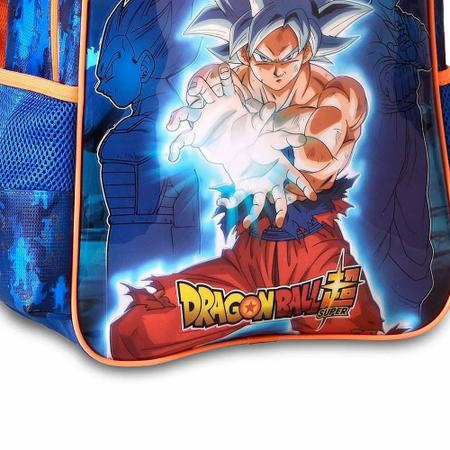 Mochila Dragon Ball Z Super Goku Instinto Superior Clio - Mochila Infantil  - Magazine Luiza