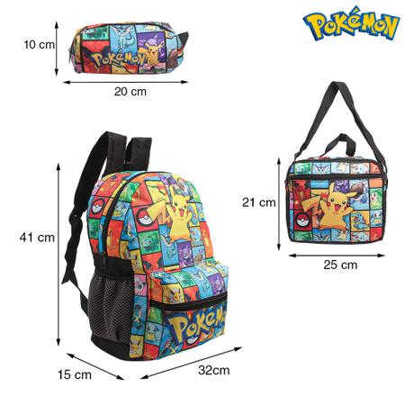 Mochila Pokémon Pikachu Tipo Elétrico – Loja Mega