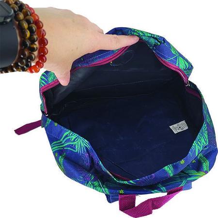 Imagem de Mochila Escolar Beija Flor Tropical Versátil E Durável ul