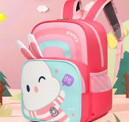 Imagem de Mochila escolar bichinhos infantil divertida