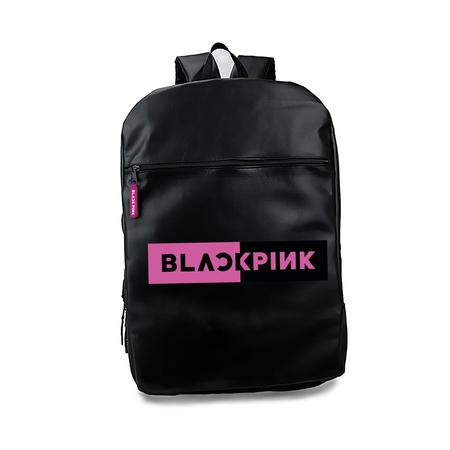 Imagem de Mochila Escolar Bolsa Grande Infantil Alças Reforçadas Volta as Aulas K POP Black Pink