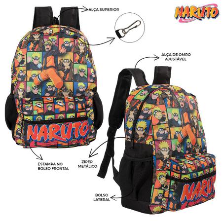 Mochila Escolar Naruto Uzumaki Desenho Rodinha G Meninos - Kids Bag -  Mochila Infantil - Magazine Luiza