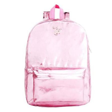 Mochila discount rosa metalizada