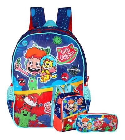 Mochila Rodinhas com Capuz Gato Galáctico Coleção 2023 Original Clio -  Mochila Infantil - Magazine Luiza