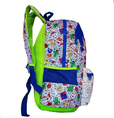 Mochila de costas infantil gato galactico para colorir clio em Promoção na  Americanas