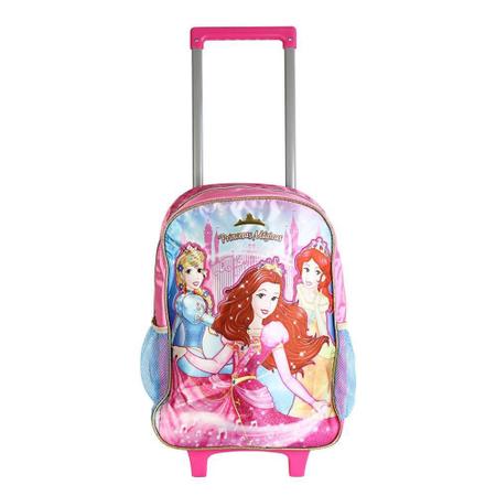 Imagem de Mochila Escolar De Rodinhas Princesas Mágicas