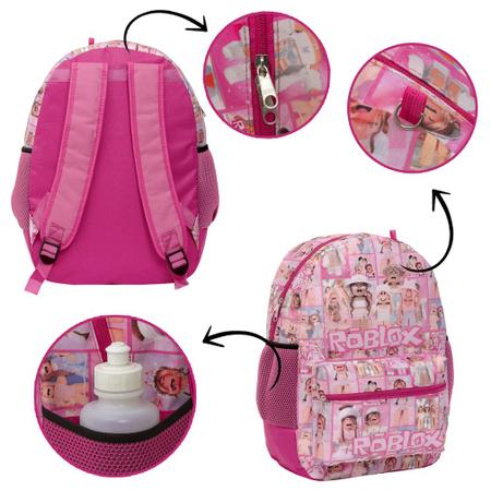 Mochila Escolar Feminina Roblox Juvenil Costas Passeio - TOYS 2U - Mochila  Infantil - Magazine Luiza