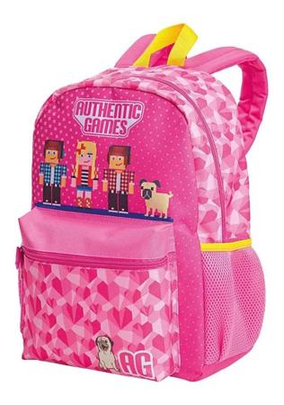 Mochila Escolar Infantil Authentic Games Costas G Lancheira - sestini Imagem de Mochila Escolar Infantil Authentic Games Costas G Lancheira