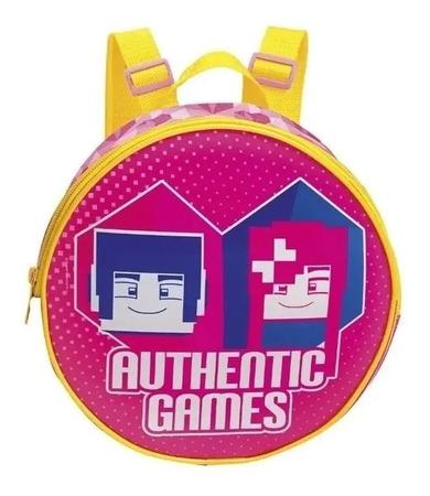 Mochila Escolar Infantil Authentic Games Costas G Lancheira - sestini Imagem de Mochila Escolar Infantil Authentic Games Costas G Lancheira