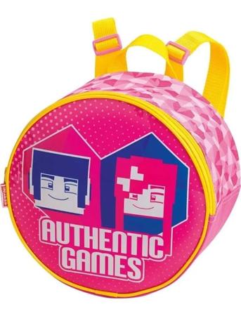 Mochila Escolar Infantil Authentic Games Costas G Lancheira - sestini Imagem de Mochila Escolar Infantil Authentic Games Costas G Lancheira