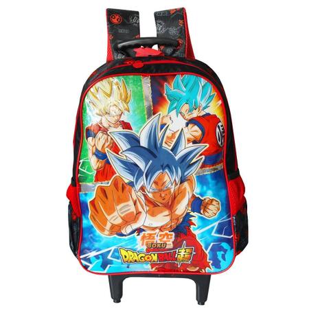 Imagem de Mochila Escolar Infantil Com Rodinhas Dragon Ball Super Clio