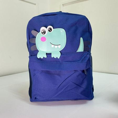 Mochila escolar infantil dinossauro com 2 compartimentos fofa - Filó Modas Imagem de Mochila escolar infantil dinossauro com 2 compartimentos fofa