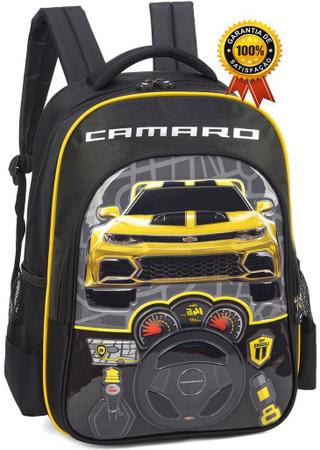 Mochila Escolar Infantil Menino Camaro Amarelo Grande Alça De Costas  Resistente Impermeável Lançamento Luxcel - {{product.reference}} - Mochilas  e Pastas - Magazine Luiza