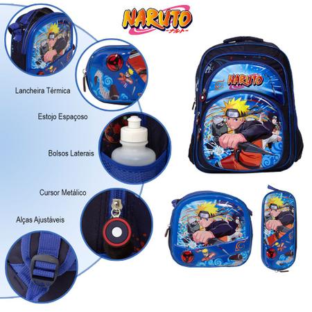 Mochila Escolar Naruto Uzumaki Desenho Rodinha G Meninos - Kids Bag -  Mochila Infantil - Magazine Luiza