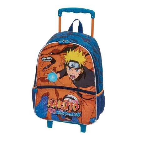 Desenho Naruto Anime Animado Ao Redor Mochila Escolar Infantil