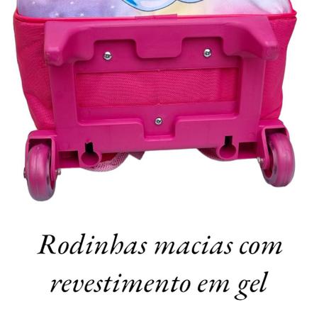 Imagem de Mochila Escolar Infantil  Rodinha Feminina - Unicornio