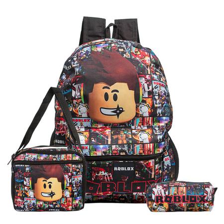 Mochila Escolar Masculino Feminino Roblox Volta Às Aulas em Promoção na  Shopee Brasil 2023