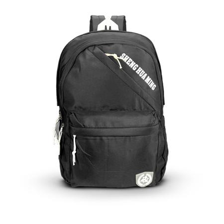 Mochila escolar juvenil Grey Black