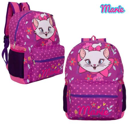 Imagem de Mochila Escolar Menina Gatinha Marie Aula Costas Toys 2U