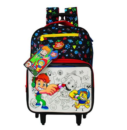 Mochila Rodinhas com Capuz Gato Galáctico Coleção 2023 Original Clio -  Mochila Infantil - Magazine Luiza