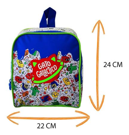 Mochila Escolar Gato Galáctico Para Colorir - Clio Style - Mochila Infantil  - Magazine Luiza