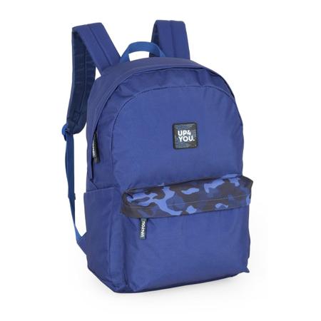 Imagem de Mochila Escolar UP4YOU Juvenil Lisa/Camuflada Luxcel-MS47861