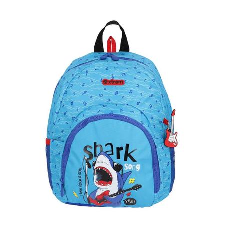 Mochila Escolar Xtrem Power 211 Shark Azul Mochila Infantil Magazine Luiza