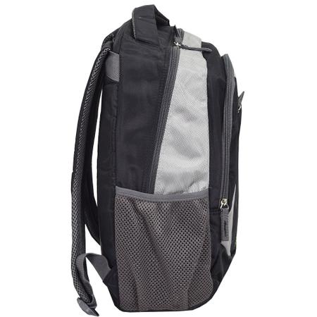 Imagem de Mochila Esportiva Para Notebook - Preta e Prata - Republic Vix