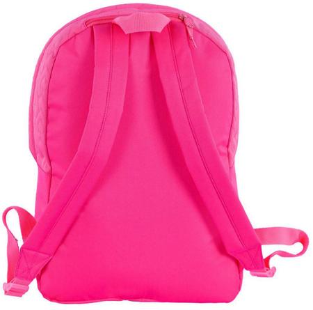 Imagem de Mochila Feminina Capricho Bolsa Faculdade Escolar Anti Furto Meninas Grande Costa Chaveiro Pom Pom Rosa Original