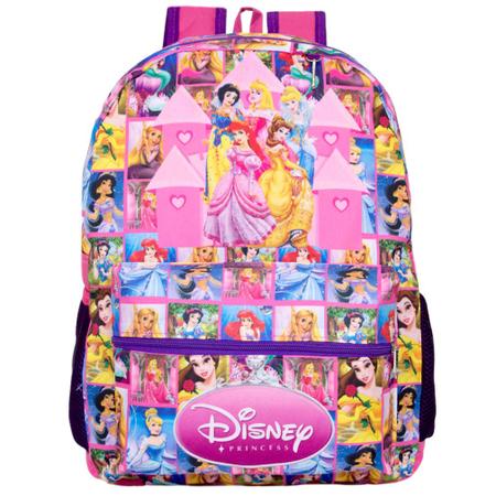 Mochila Feminina Infantil Princesas + Lancheira Estojo Costa - TOYS 2U Imagem de Mochila Feminina Infantil Princesas + Lancheira Estojo Costa